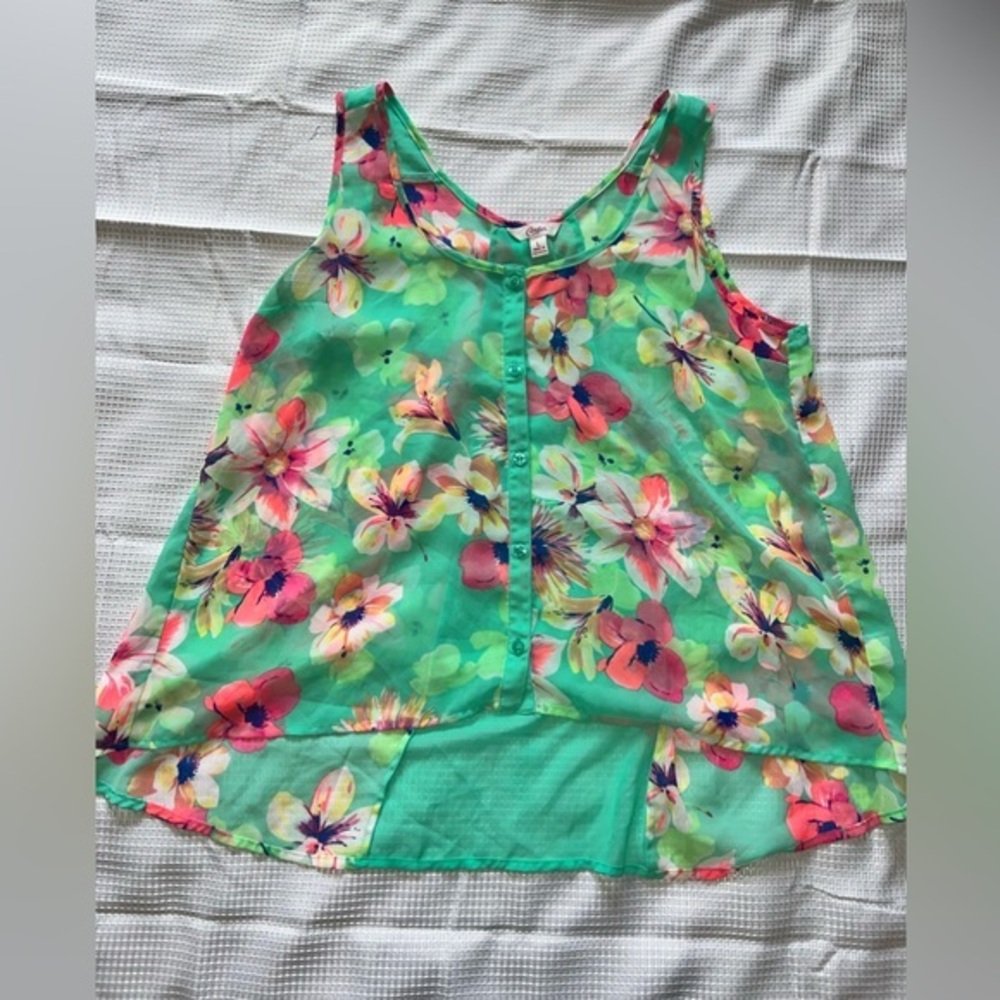 EUC Candie's Floral Tank Blouse F